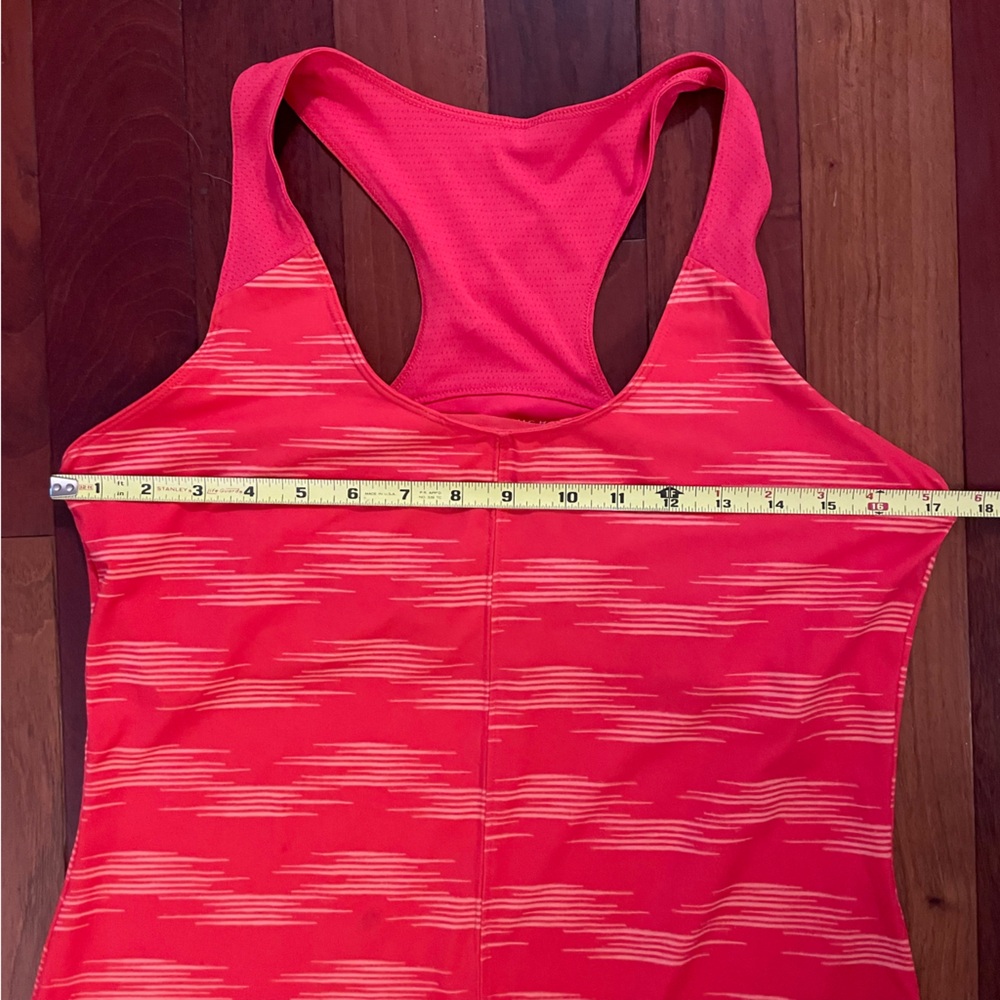 Columbia Sportswear Prima Agua Dress Dress Large Red Orange Stripe - Picture 4 of 7